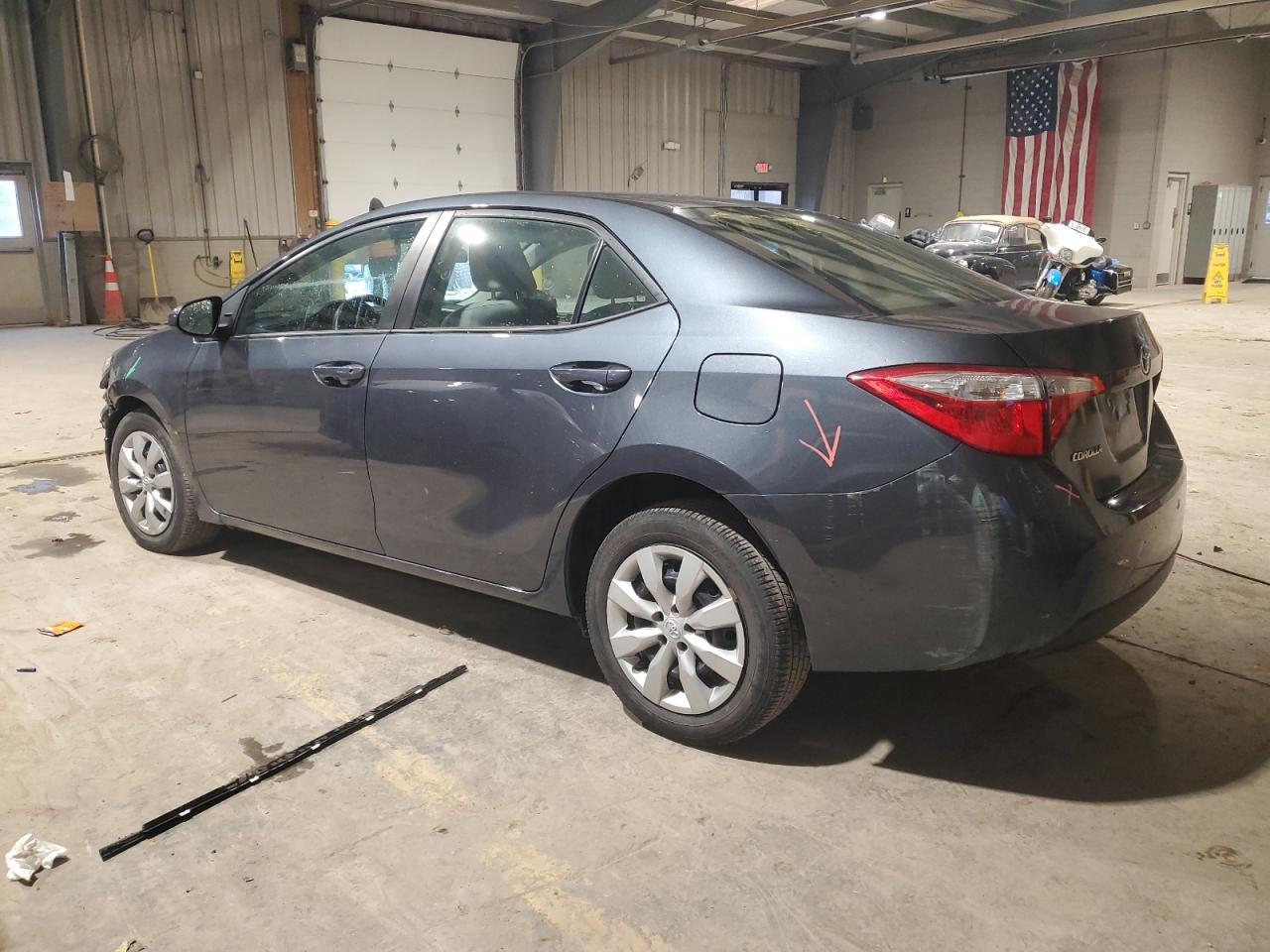 2015 Toyota Corolla VIN 2T1BURHE3FC298236 Copart auction photo, front end / top/roof damage thumbnail 2