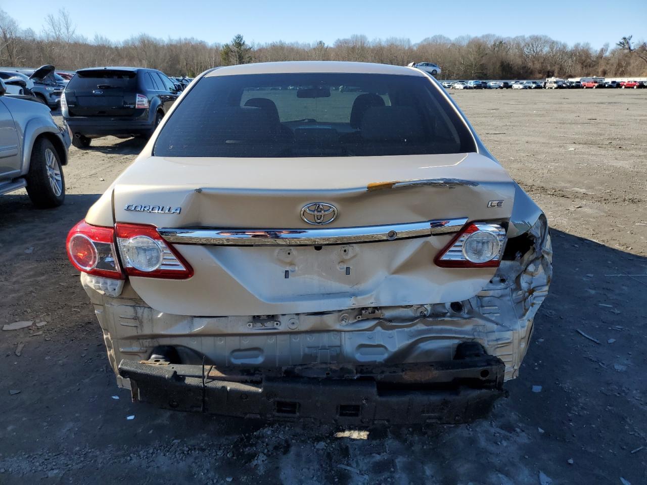 2011 Toyota Corolla VIN 2T1BU4EE6BC695361 Copart auction photo, rear end / minor dent/scratches damage thumbnail 6