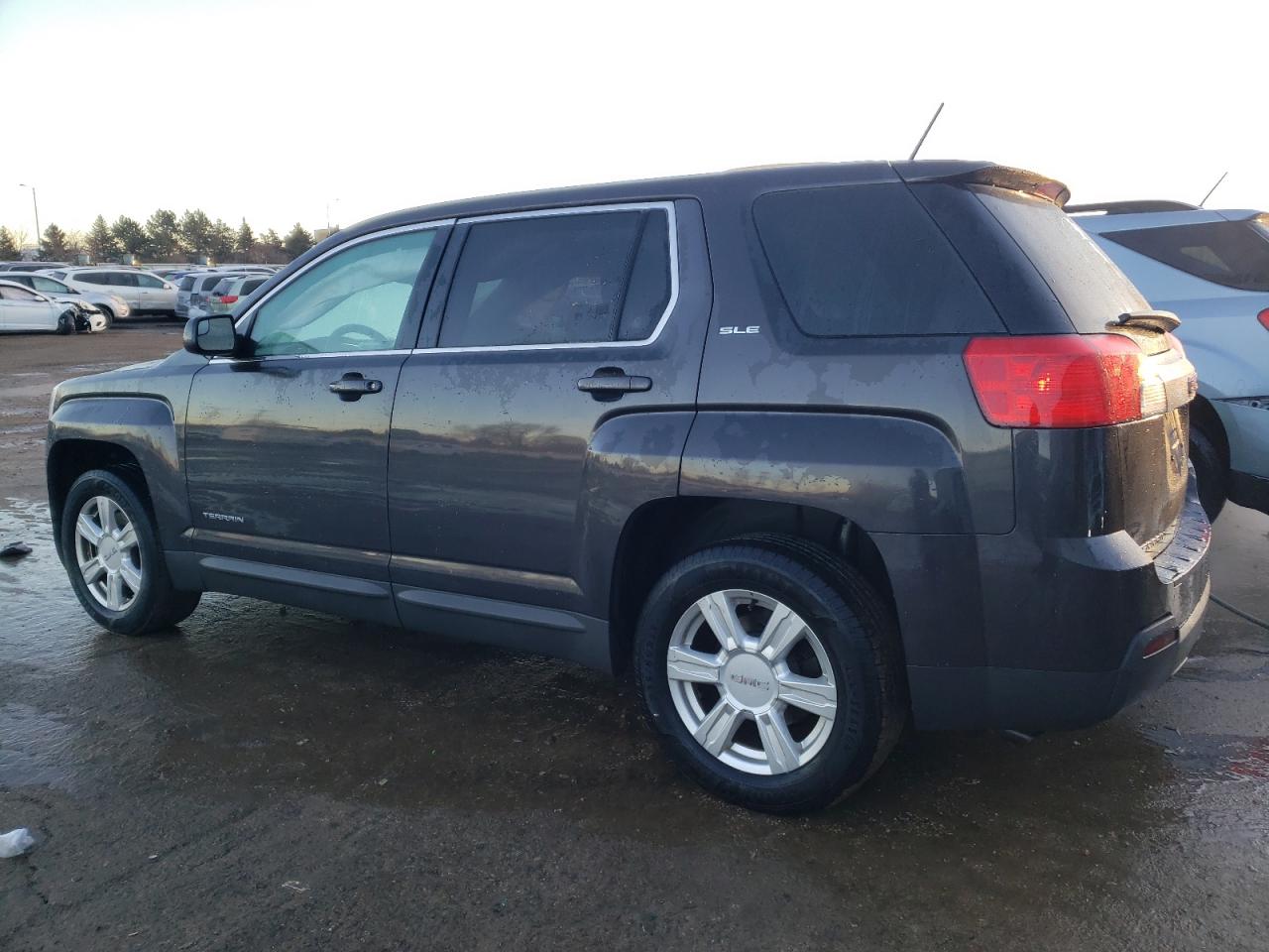 2014 GMC Terrain VIN 2GKALMEK5E6210867 Copart auction photo, side / rear end damage thumbnail 2