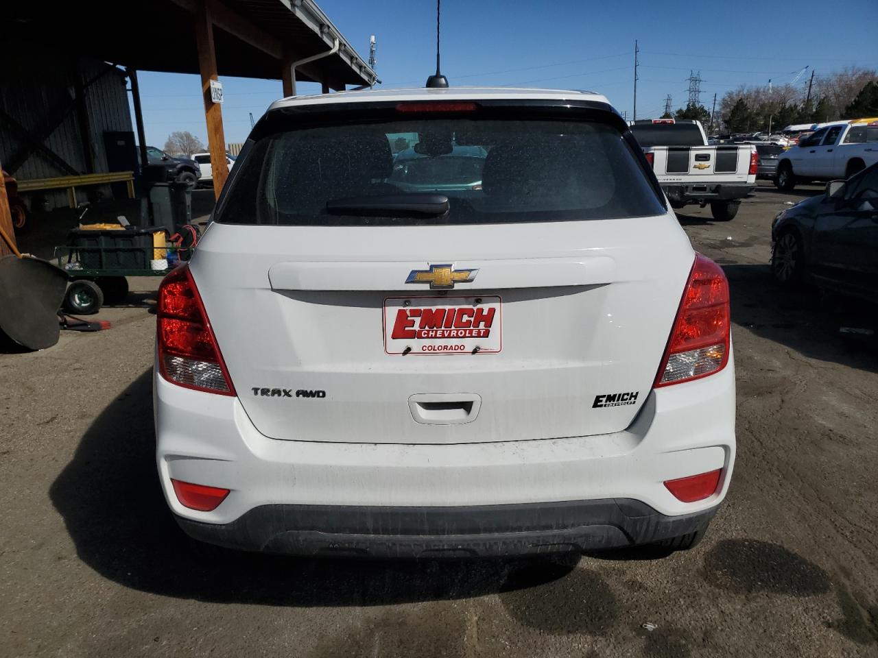 2018 Chevrolet Trax VIN KL7CJNSB4JB612890 Copart auction photo, hail damage thumbnail 6