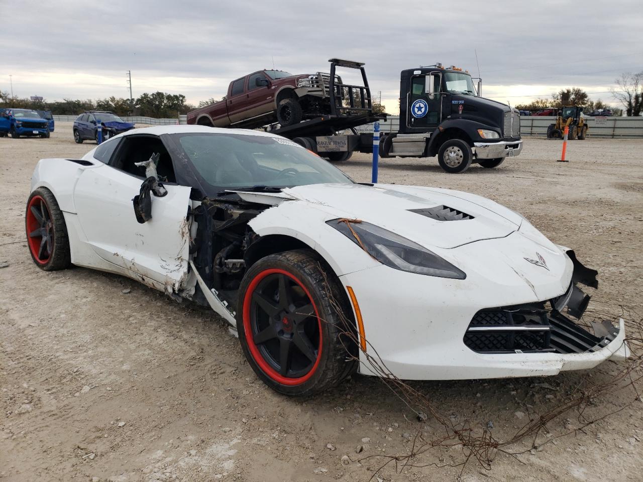 2014 Chevrolet Corvette VIN 1G1YB2D7XE5135179 Copart auction photo, all over damage thumbnail 4