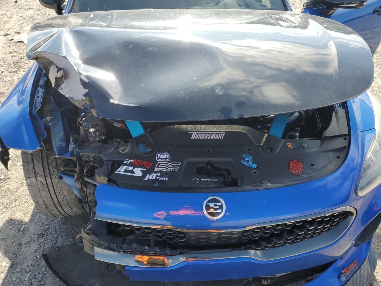 2018 KIA Stinger VIN KNAE55LC3J6024072 Copart auction photo, front end / side damage thumbnail 12