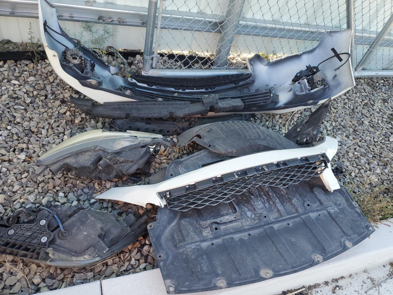2014 Infiniti Q50 VIN JN1BV7AR3EM691396 Copart auction photo, front end / frame damage damage thumbnail 12