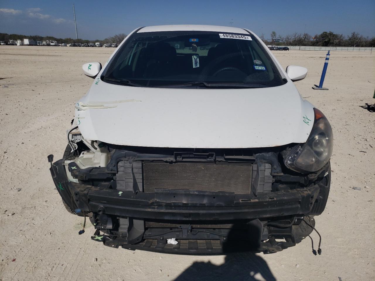 2014 Hyundai Elantra VIN KMHD35LH9EU215542 Copart auction photo, front end damage thumbnail 5
