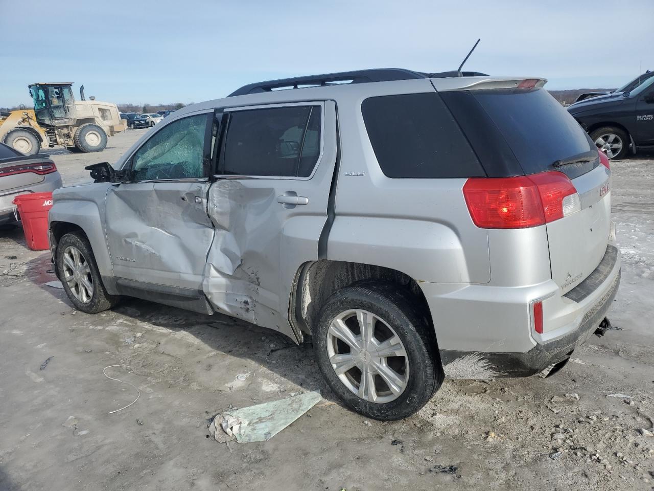 2017 GMC Terrain VIN 2GKFLTE38H6340302 Copart auction photo, side damage thumbnail 2