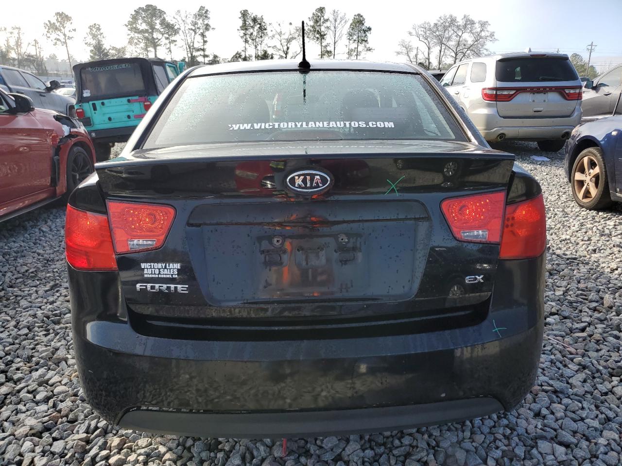 2013 KIA Forte VIN KNAFU4A23D5714880 Copart auction photo, rear end damage thumbnail 6