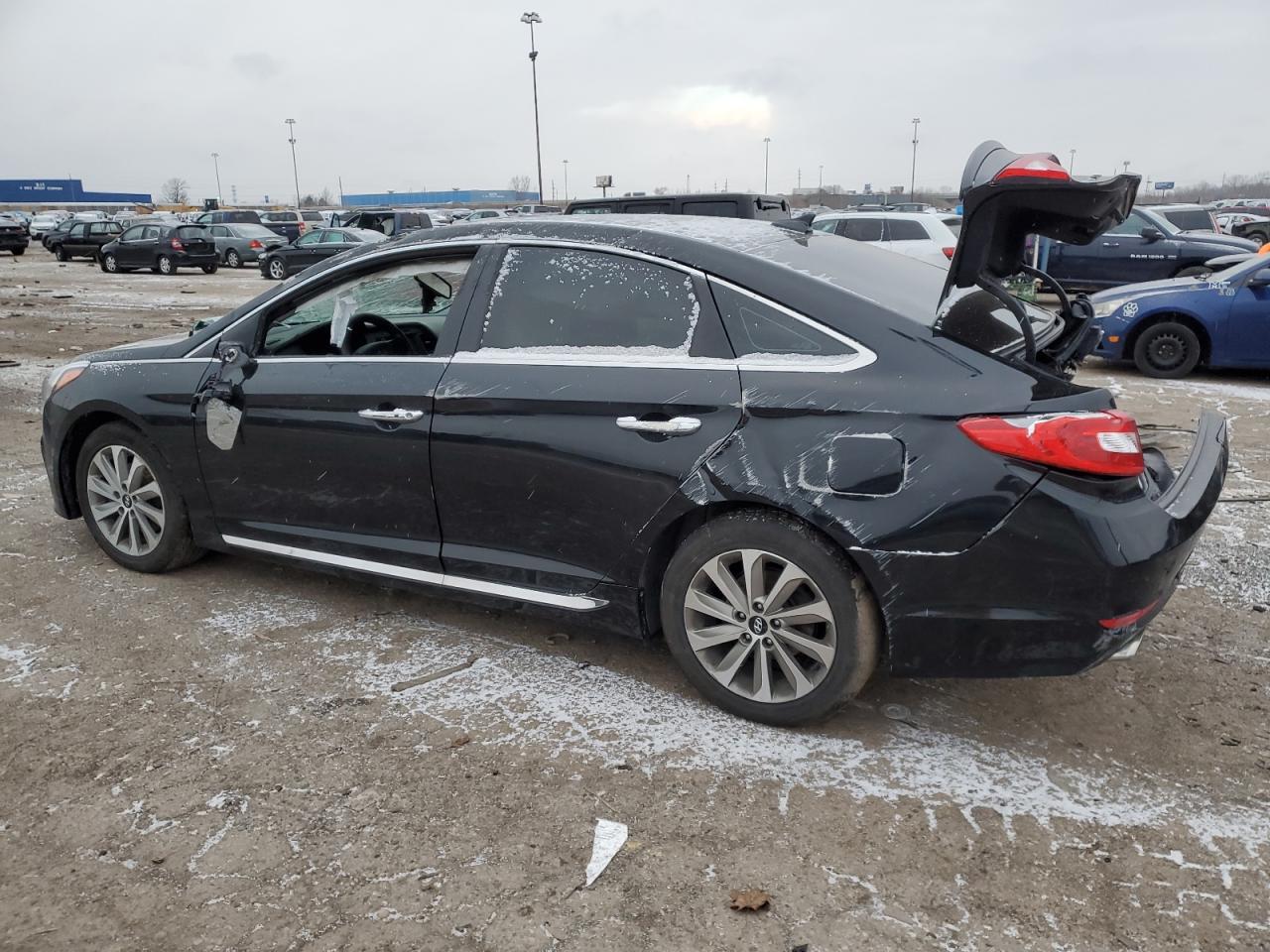 2016 Hyundai Sonata VIN 5NPE34AF5GH430742 Copart auction photo, all over damage thumbnail 2