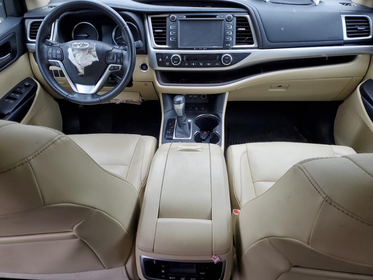 2019 Toyota Highlander VIN 5TDJZRFH2KS933605 Copart auction photo, front end / mechanical damage thumbnail 8