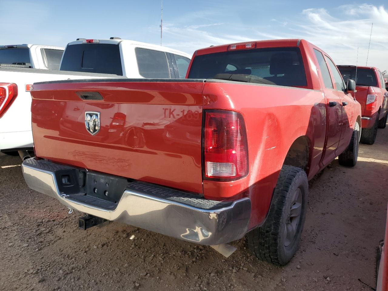 2021 RAM 1500 VIN 1C6RR6FG5MS513380 Copart auction photo, all over damage thumbnail 3