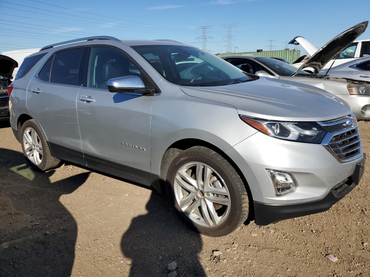 2018 Chevrolet Equinox VIN 3GNAXNEX9JS523280 Copart auction photo, rear end / side damage thumbnail 4