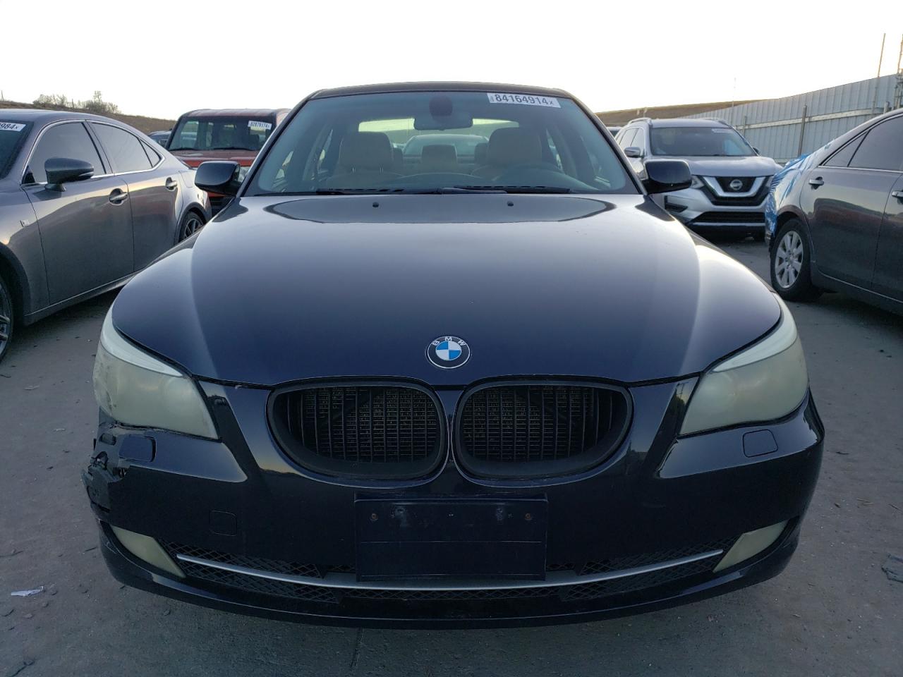 2008 BMW 5er VIN WBANV93558CZ69562 Copart auction photo, front end / hail damage thumbnail 5