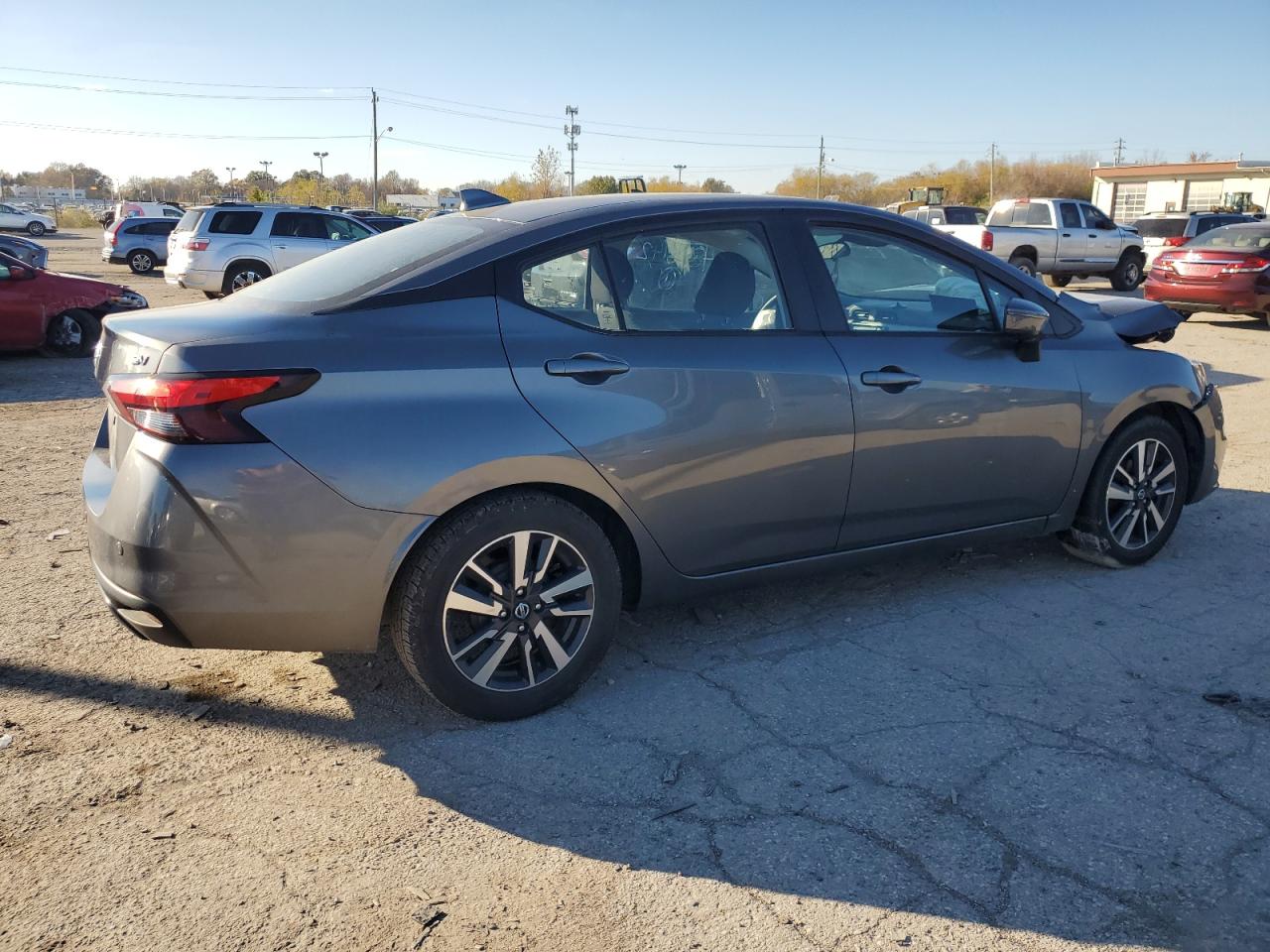 2021 Nissan Versa VIN 3N1CN8EVXML848142 Copart auction photo, front end / minor dent/scratches damage thumbnail 3