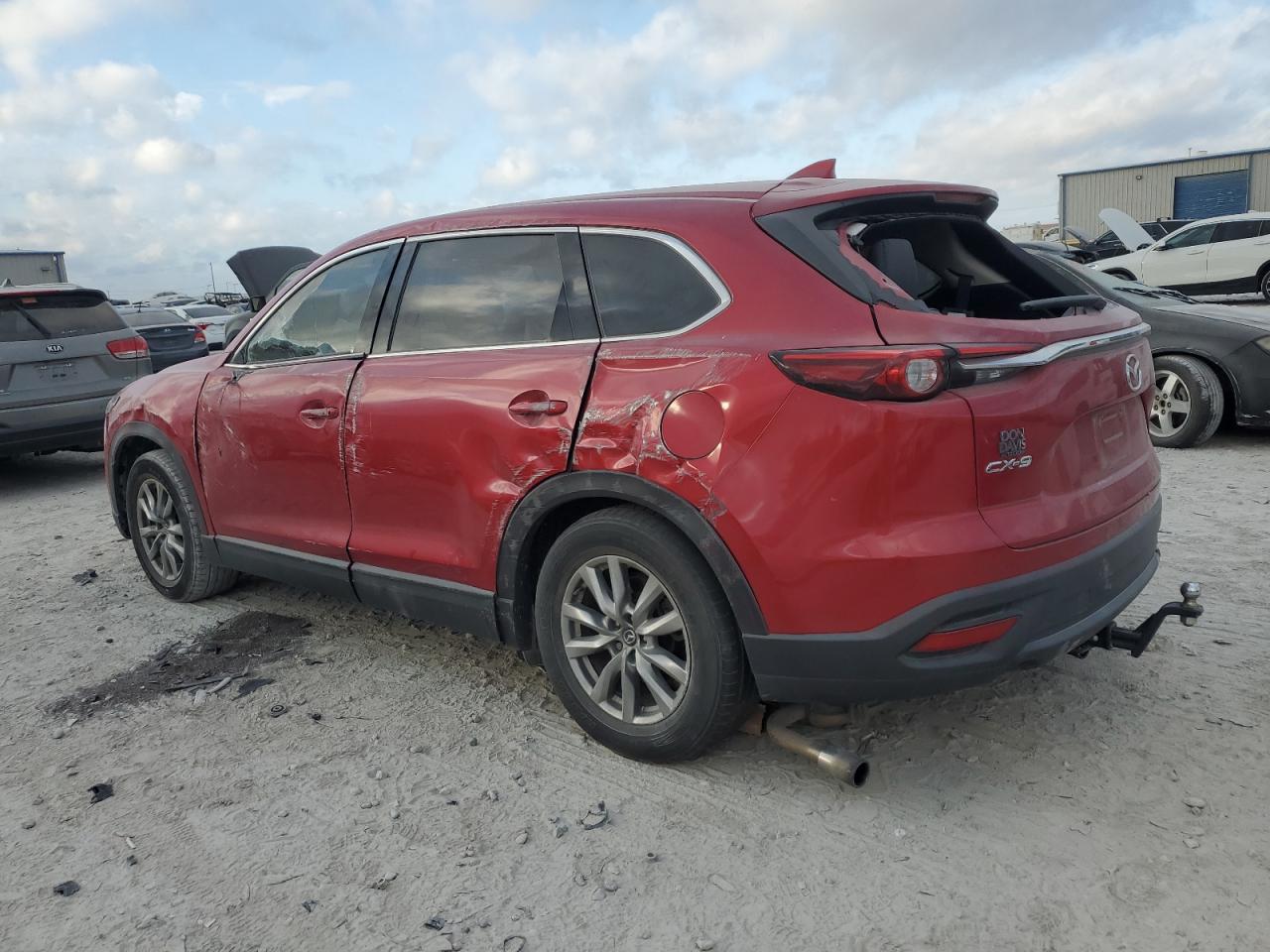 2016 Mazda CX-9 VIN JM3TCACY5G0125184 Copart auction photo, all over / side damage thumbnail 2
