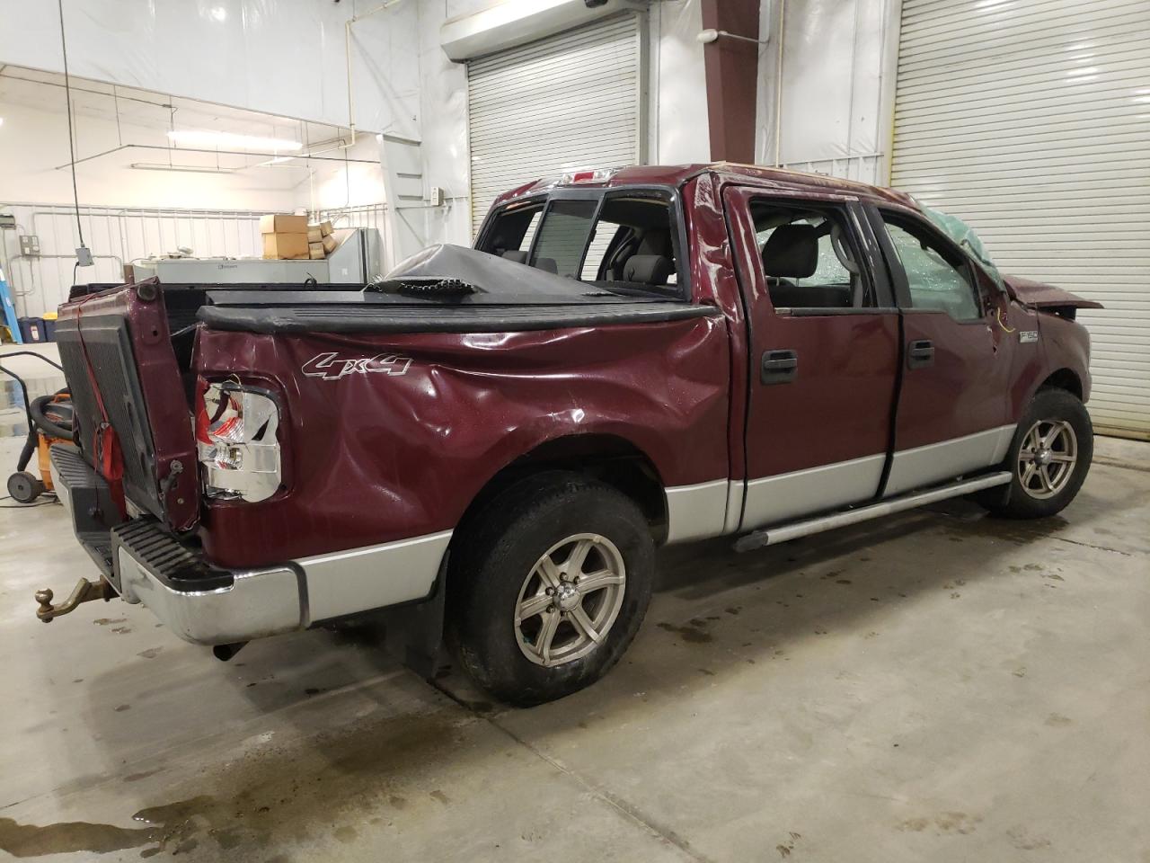 2005 Ford F-150 VIN 1FTPW145X5FB63655 Copart auction photo, rollover damage thumbnail 3