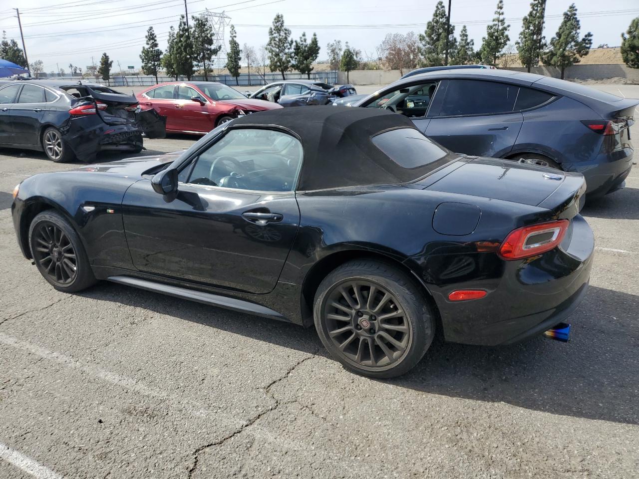 2017 Fiat 124 Spider VIN JC1NFAEK6H0124254 Copart auction photo, mechanical damage thumbnail 2