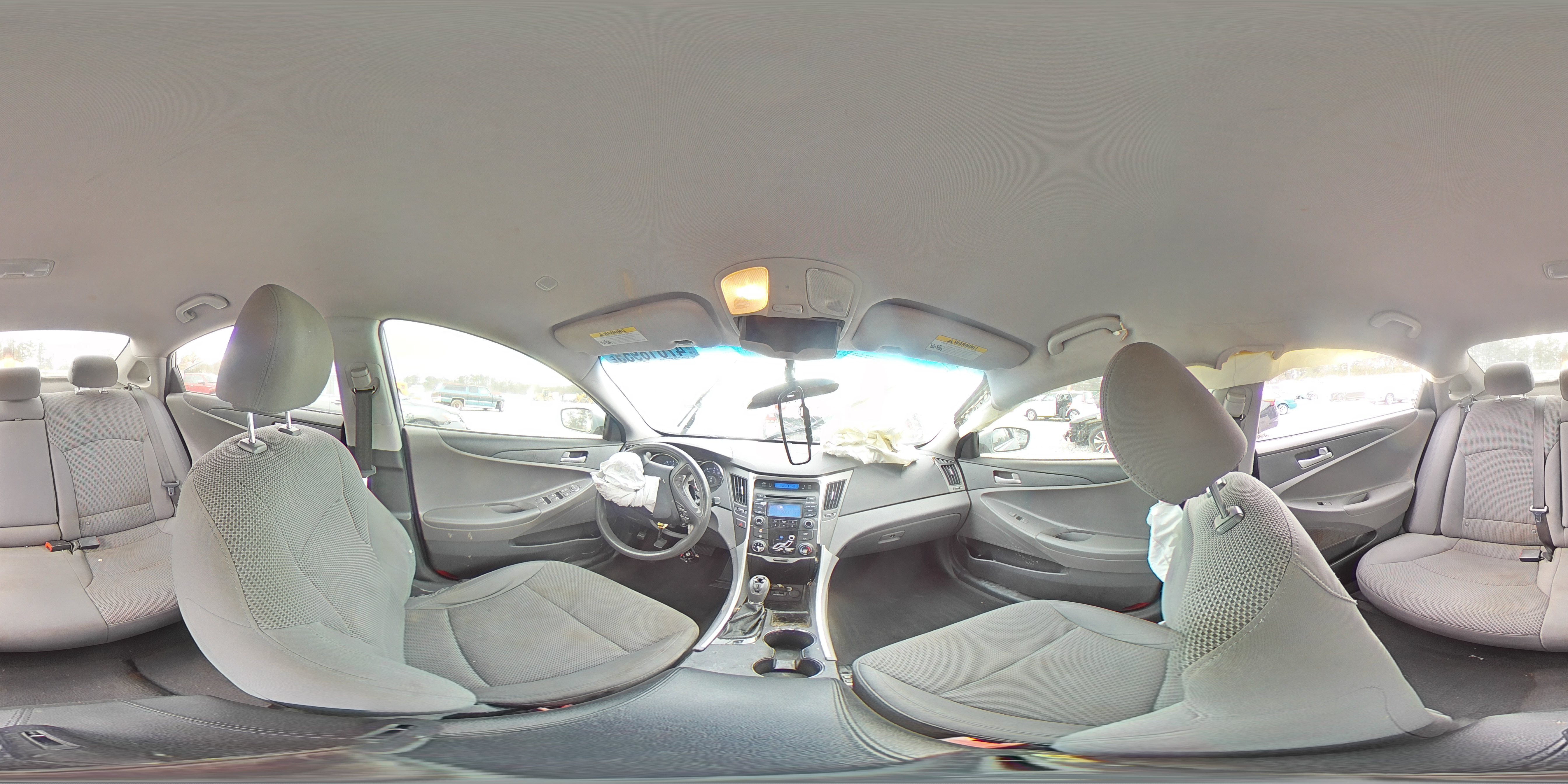 2013 Hyundai Sonata VIN 5NPEB4ACXDH583427 Copart auction photo, front end / rear end damage thumbnail 14