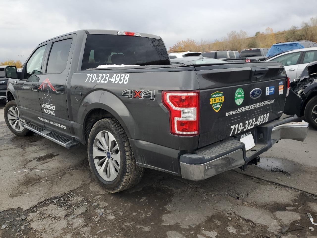 2018 Ford F-150 VIN 1FTEW1EG4JKC57278 Copart auction photo, rear end damage thumbnail 2