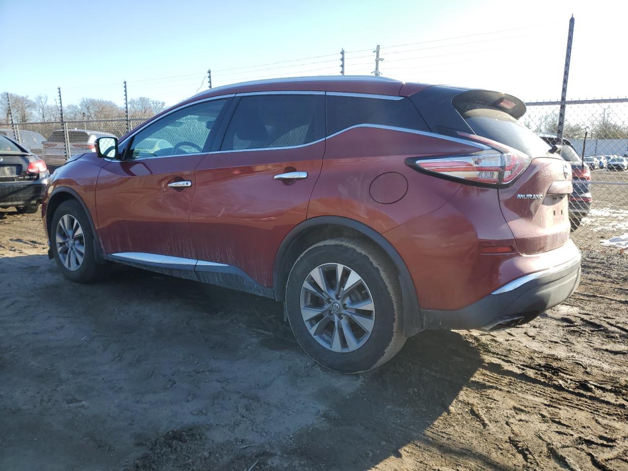 2015 Nissan Murano VIN 5N1AZ2MHXFN248656 Copart auction photo, front end / undercarriage damage thumbnail 2