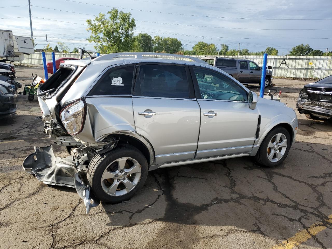 2014 Chevrolet Captiva VIN 3GNAL4EK5ES653458 Copart auction photo, rear end damage thumbnail 3
