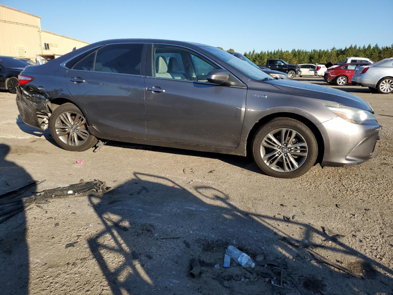 2017 Toyota Camry VIN 4T1BD1FK8HU212849 Copart auction photo, side / rear end damage thumbnail 4