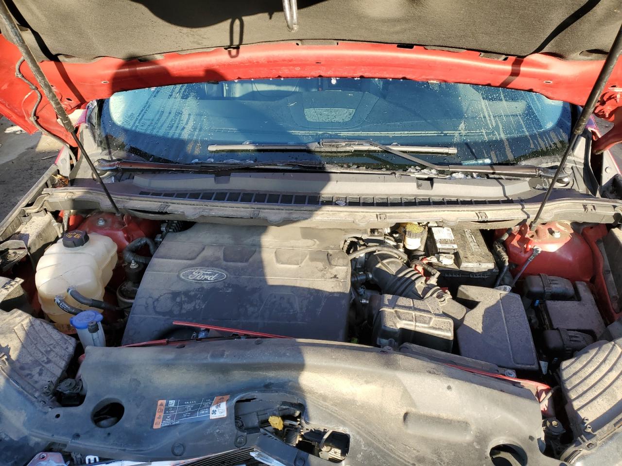 2015 Ford Edge VIN 2FMPK4K88FBB15452 Copart auction photo, front end damage thumbnail 14