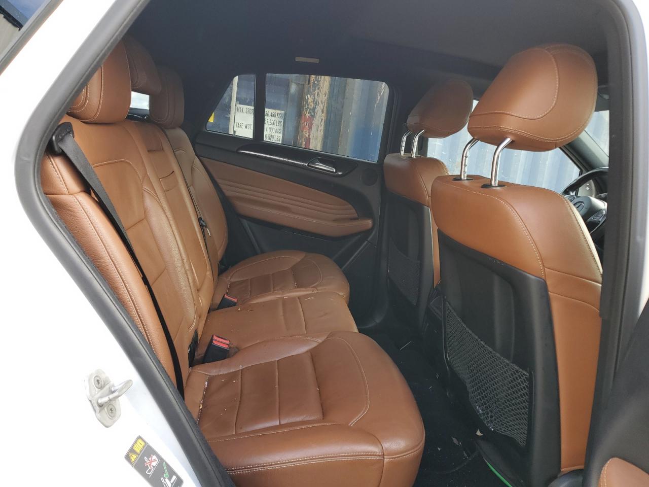 2016 Mercedes-Benz GLE VIN 4JGED6EB2GA012495 Copart auction photo, front end / side damage thumbnail 11