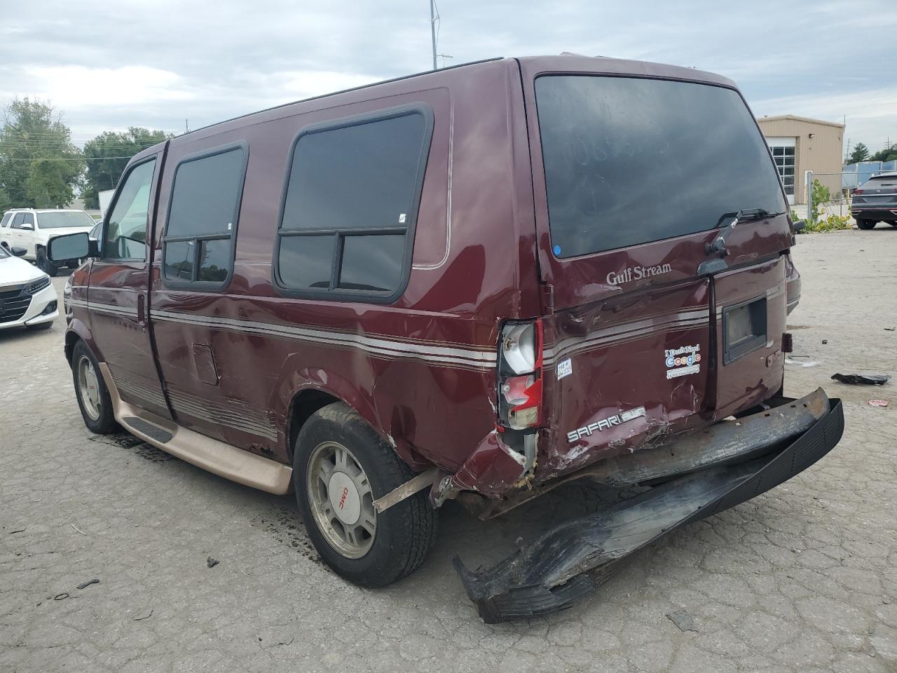 2003 GMC Safari VIN 1GDEL19XX3B510573 Copart auction photo, rear end damage thumbnail 2