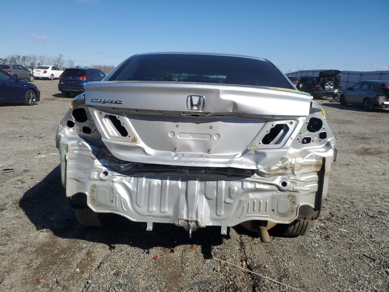 2015 Honda Civic VIN 19XFB2F52FE065788 Copart auction photo, front end / rear end damage thumbnail 6