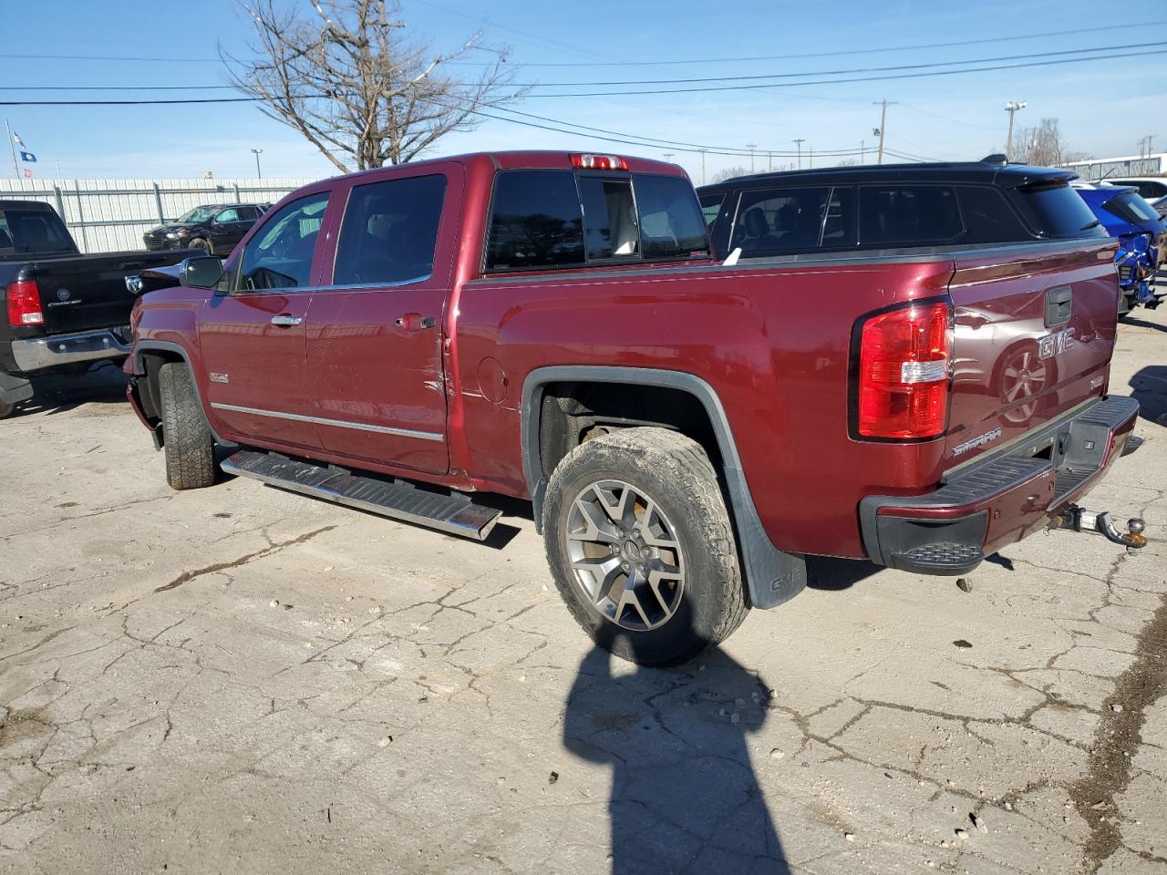 2014 GMC Sierra VIN 3GTU2VEC7EG389461 Copart auction photo, all over damage thumbnail 2