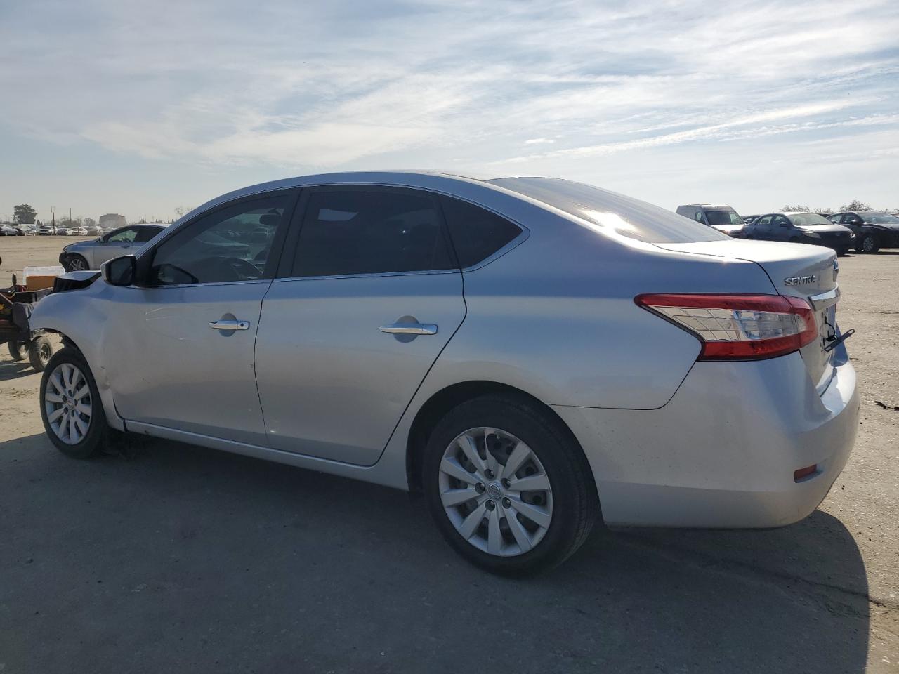 2014 Nissan Sentra VIN 3N1AB7AP5EL607558 Copart auction photo, front end / undercarriage damage thumbnail 2