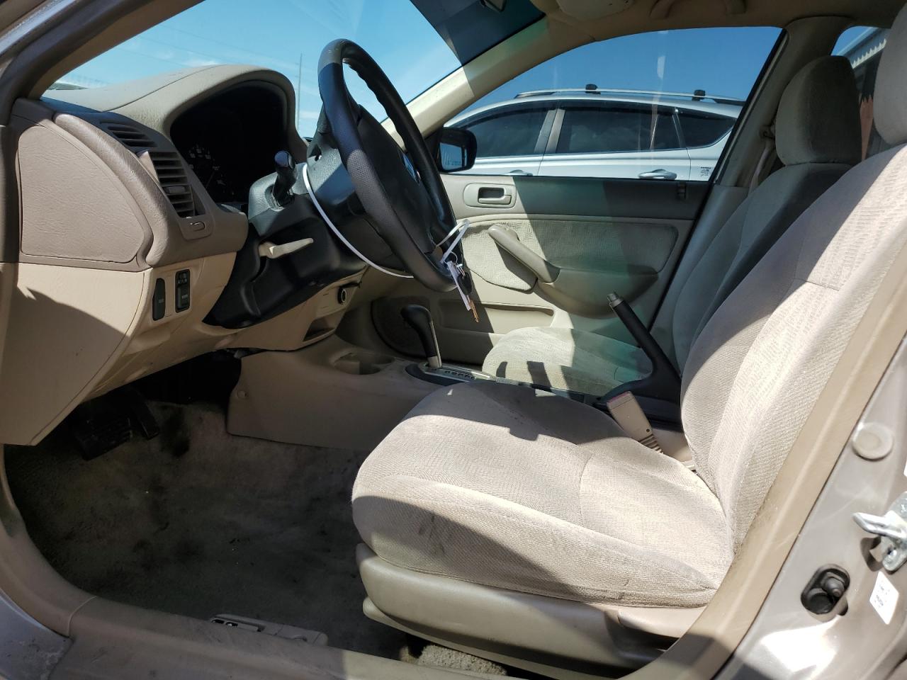 2001 Honda Civic VIN 1HGES165X1L005197 Copart auction photo, front end damage thumbnail 7
