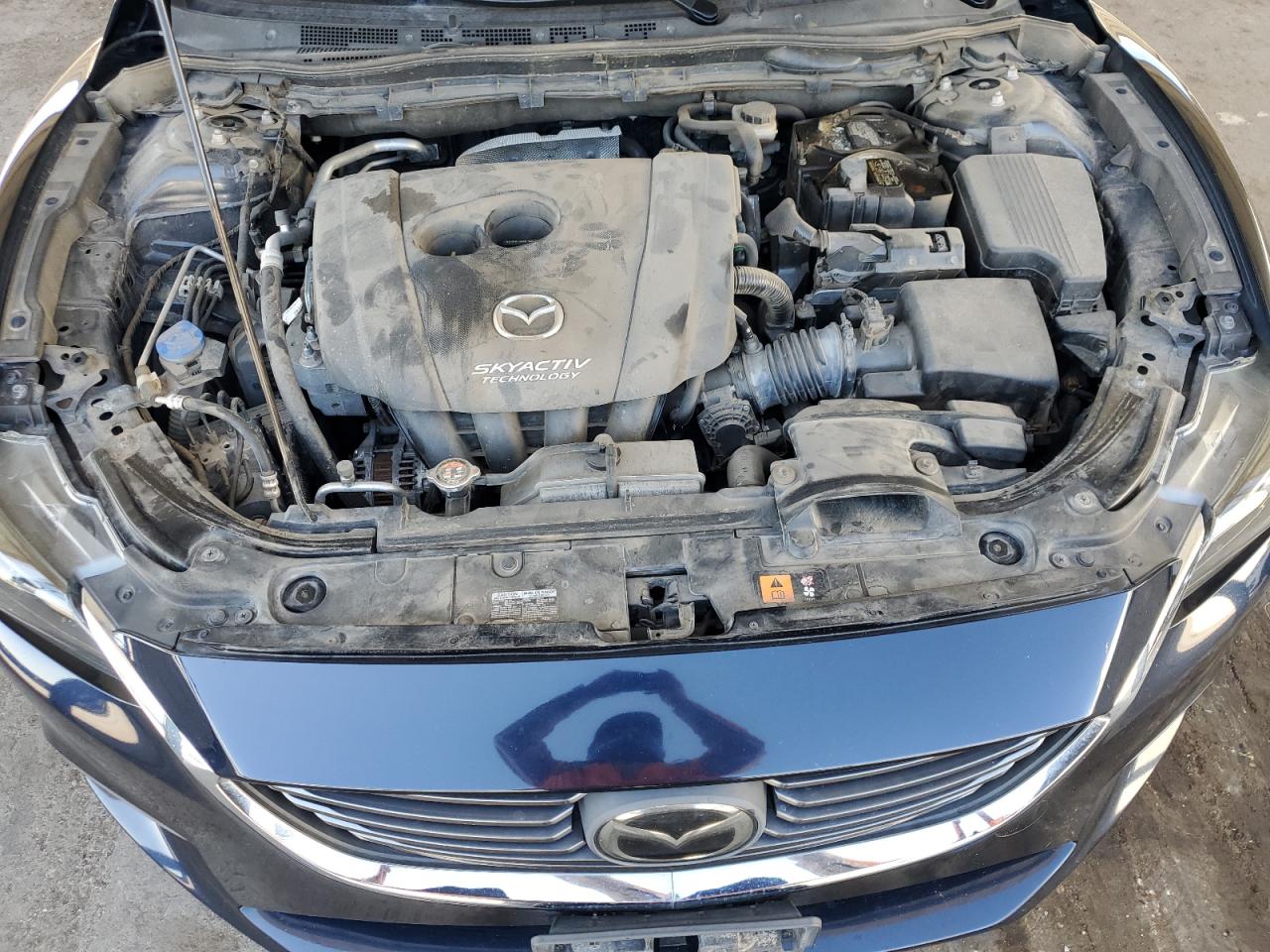 2017 Mazda 6 VIN JM1GL1W55H1132272 Copart auction photo, water/flood / rear end damage thumbnail 11