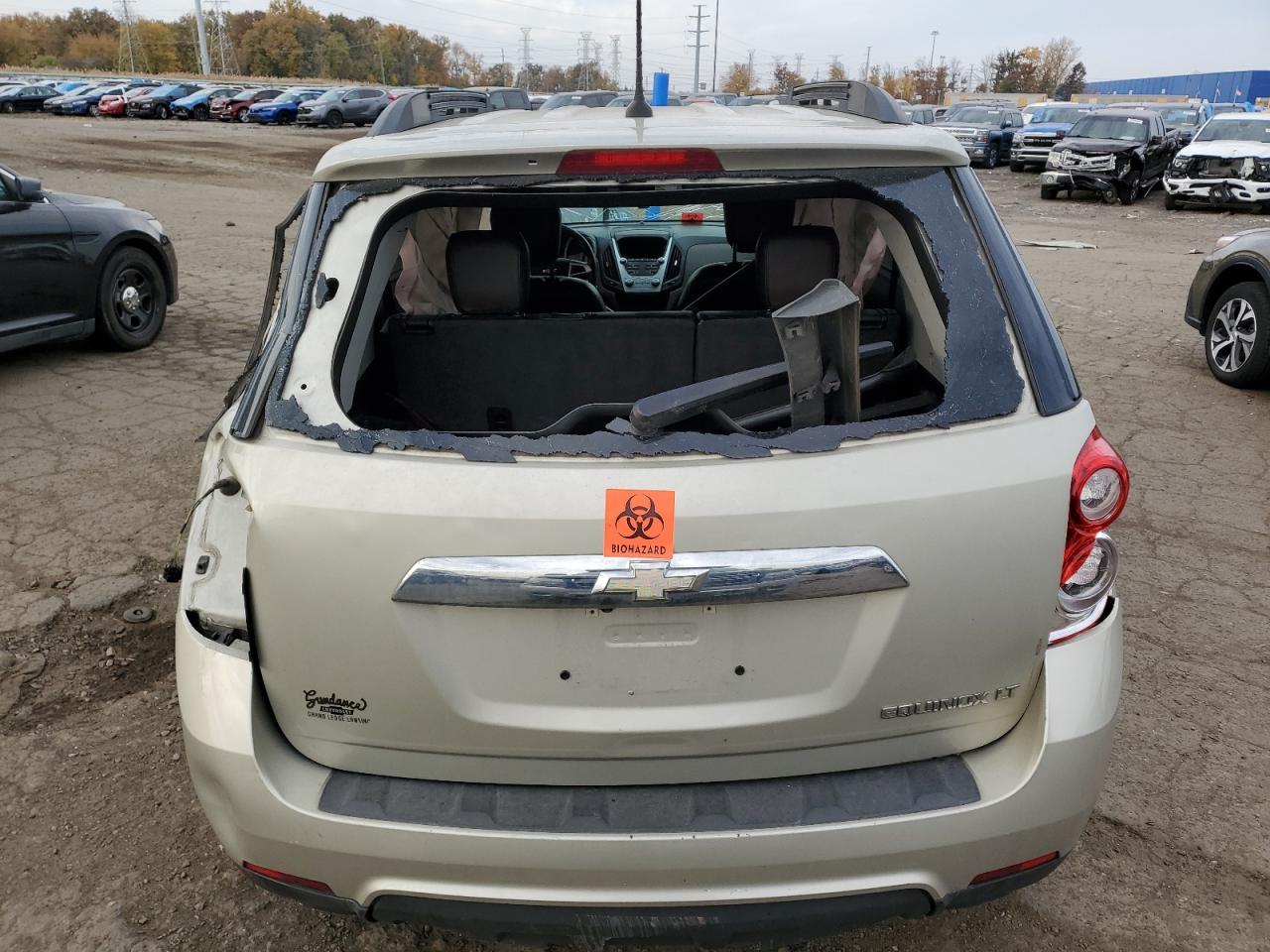 2013 Chevrolet Equinox VIN 2GNALPEK8D6200854 Copart auction photo, rollover damage thumbnail 6