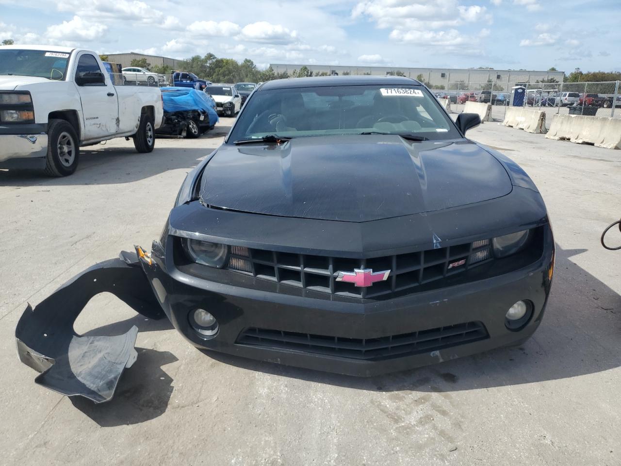 2013 Chevrolet Camaro VIN 2G1FC1E37D9242721 Copart auction photo, side / front end damage thumbnail 5