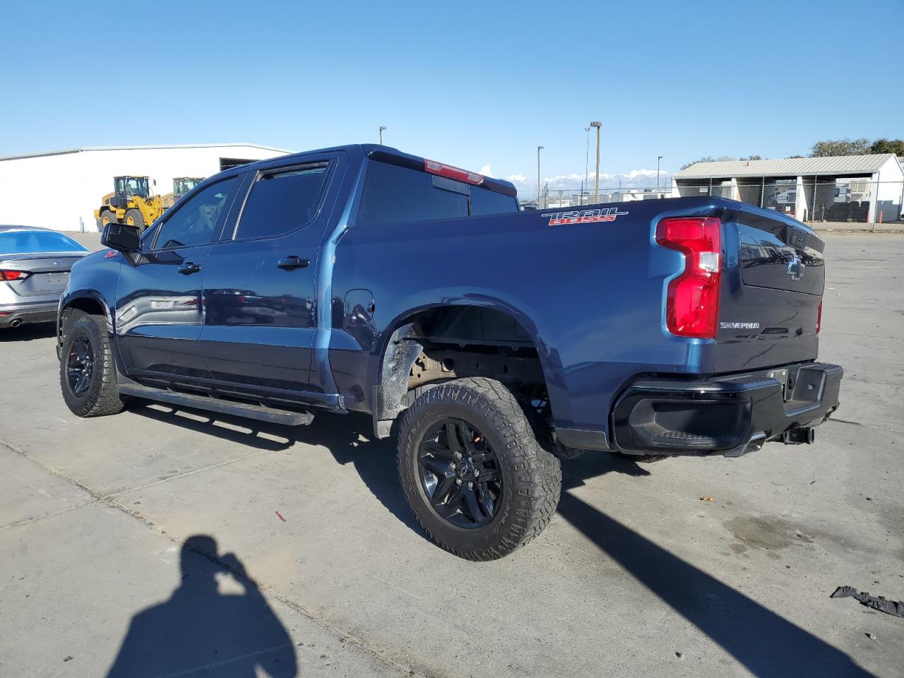 2021 Chevrolet Silverado VIN 3GCPYFED6MG467902 Copart auction photo, front end / side damage thumbnail 2
