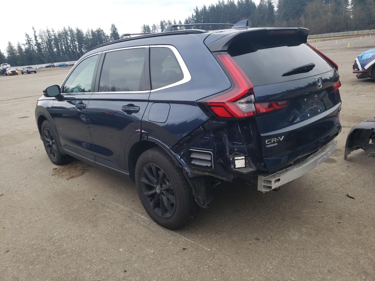 2024 Honda CR-V VIN 7FARS6H58RE027227 Copart auction photo, rear end damage thumbnail 2