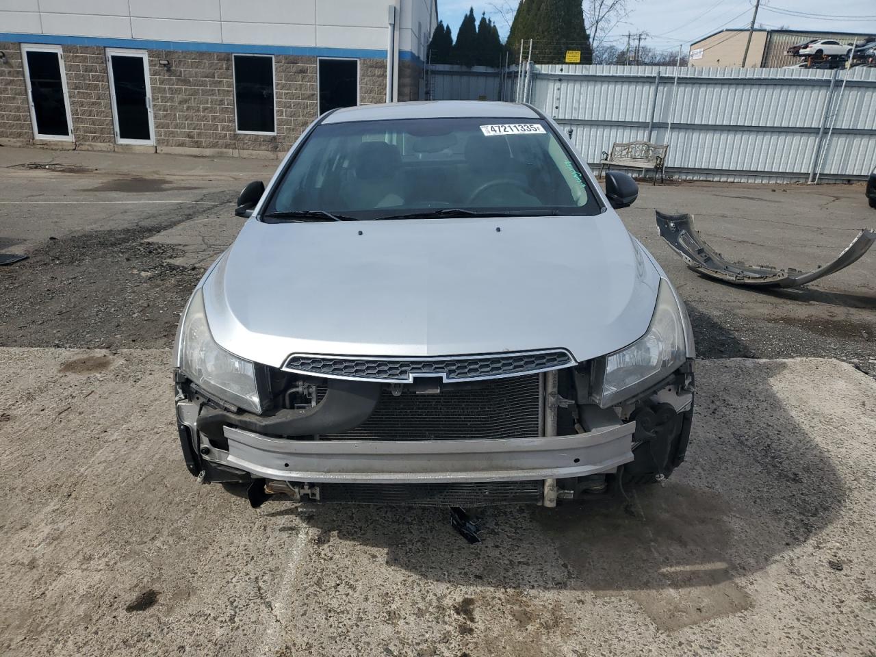 2012 Chevrolet Cruze VIN 1G1PC5SH3C7385077 Copart auction photo, front end / side damage thumbnail 5