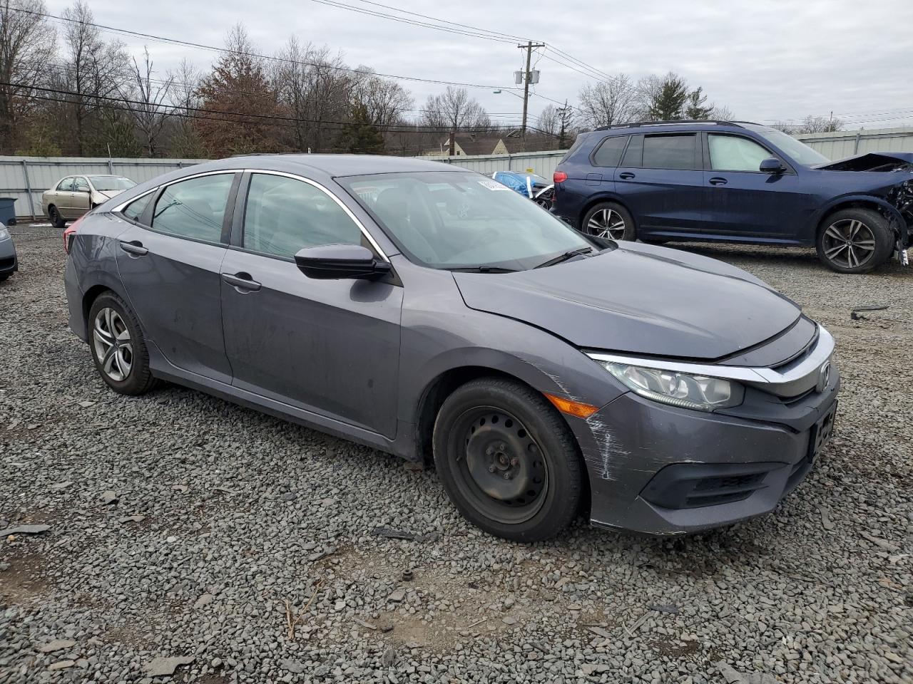 2016 Honda Civic VIN 2HGFC2F50GH531495 Copart auction photo, front end / rear end damage thumbnail 4