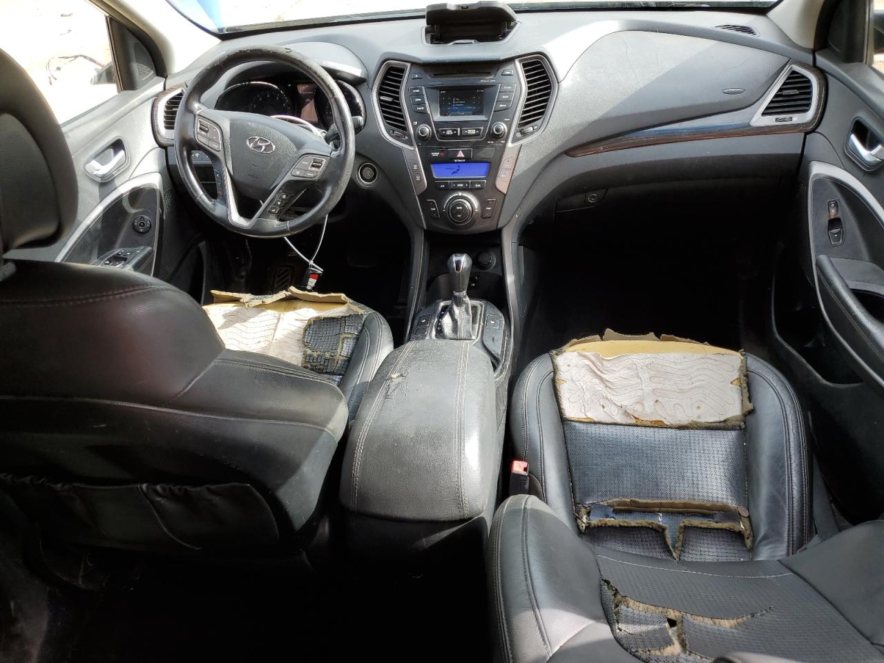 2013 Hyundai Santa Fe VIN 5XYZU3LAXDG033668 Copart auction photo, all over damage thumbnail 8