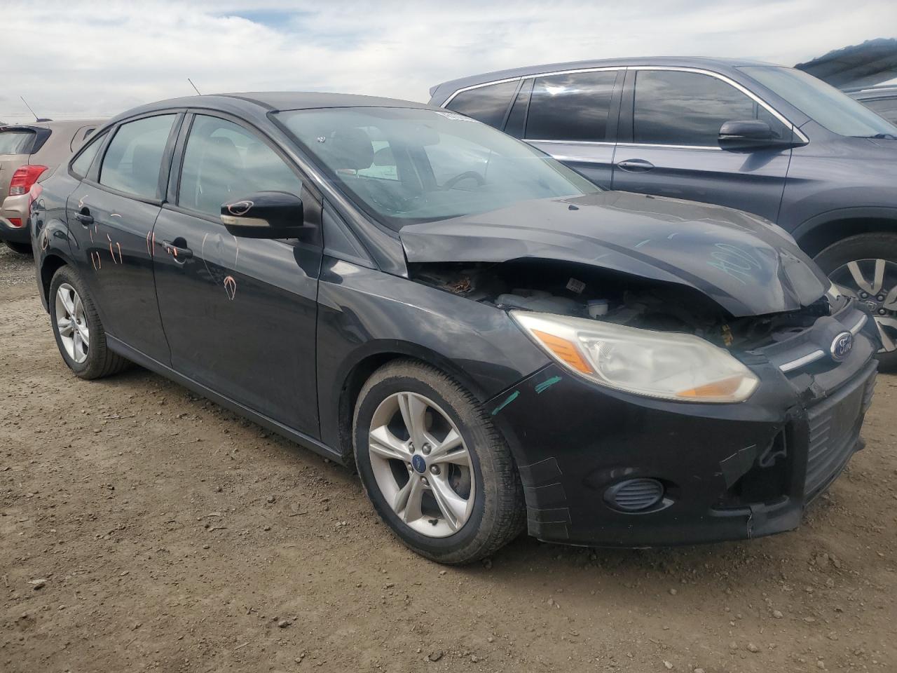 2013 Ford Focus VIN 1FADP3F24DL264727 Copart auction photo, front end / rear end damage thumbnail 4