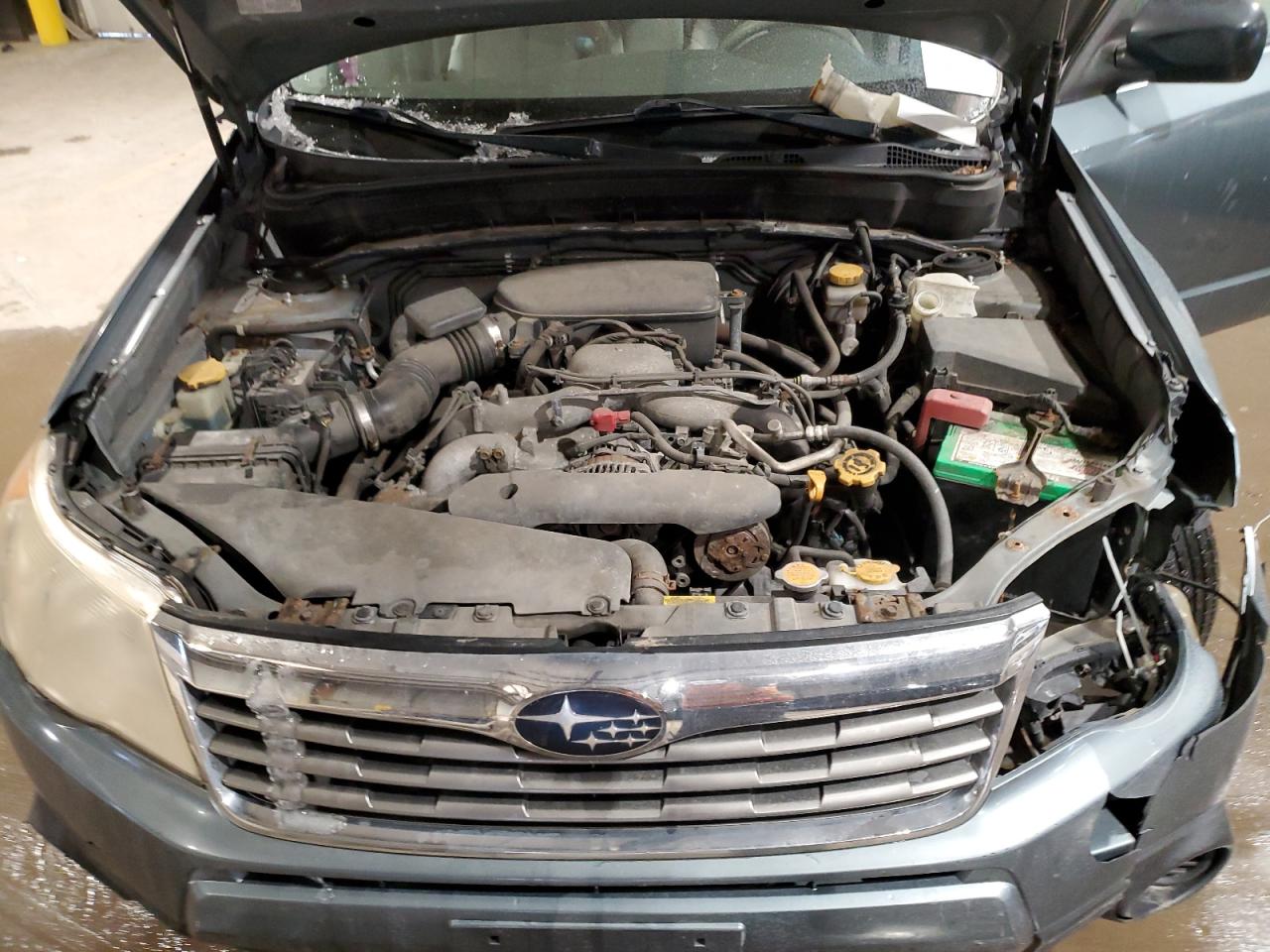 2010 Subaru Forester VIN JF2SH6BCXAH796319 Copart auction photo, front end damage thumbnail 12
