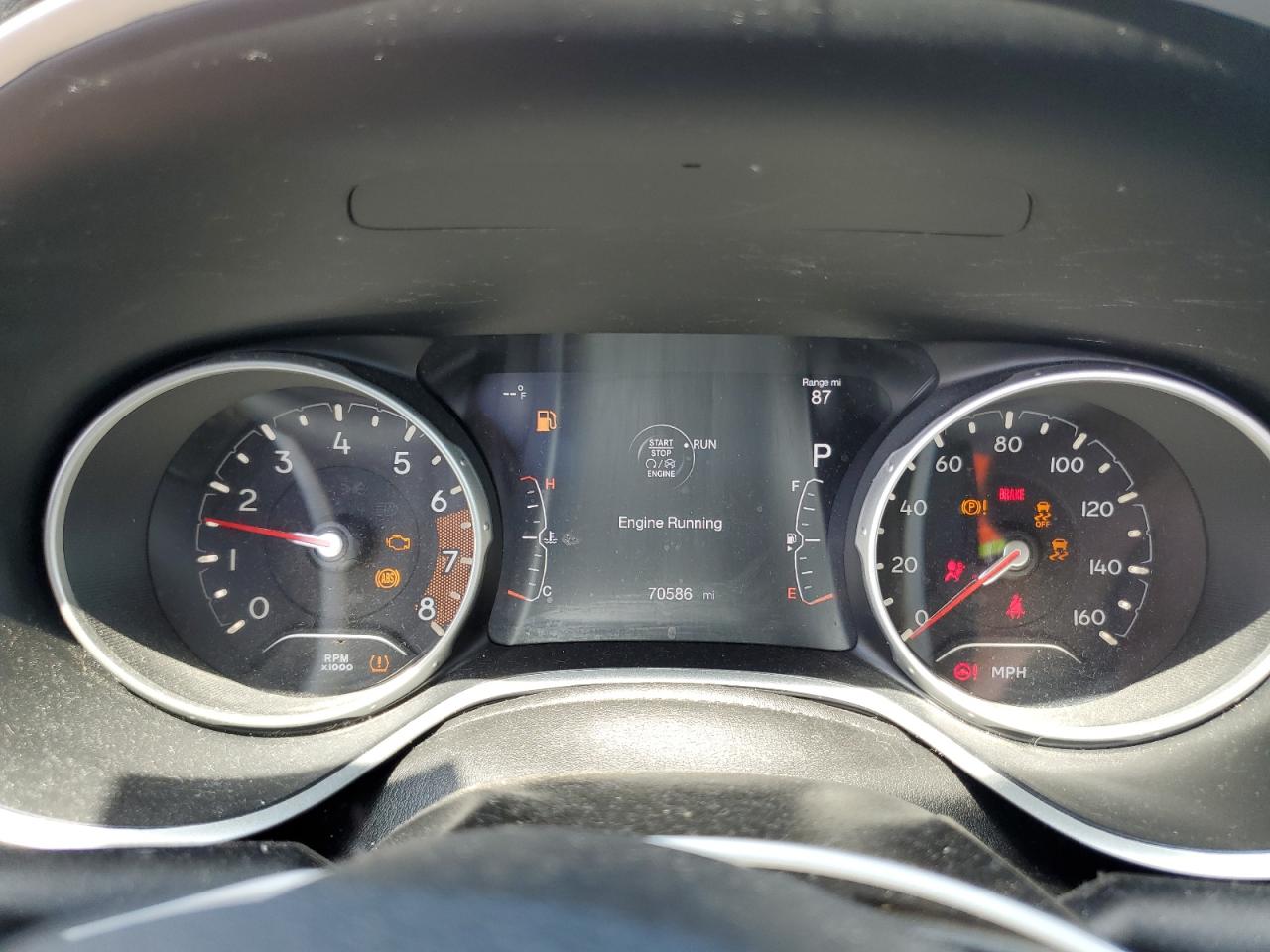 2019 Jeep Compass VIN 3C4NJCBB9KT692719 Copart auction photo, burn / all over damage thumbnail 9