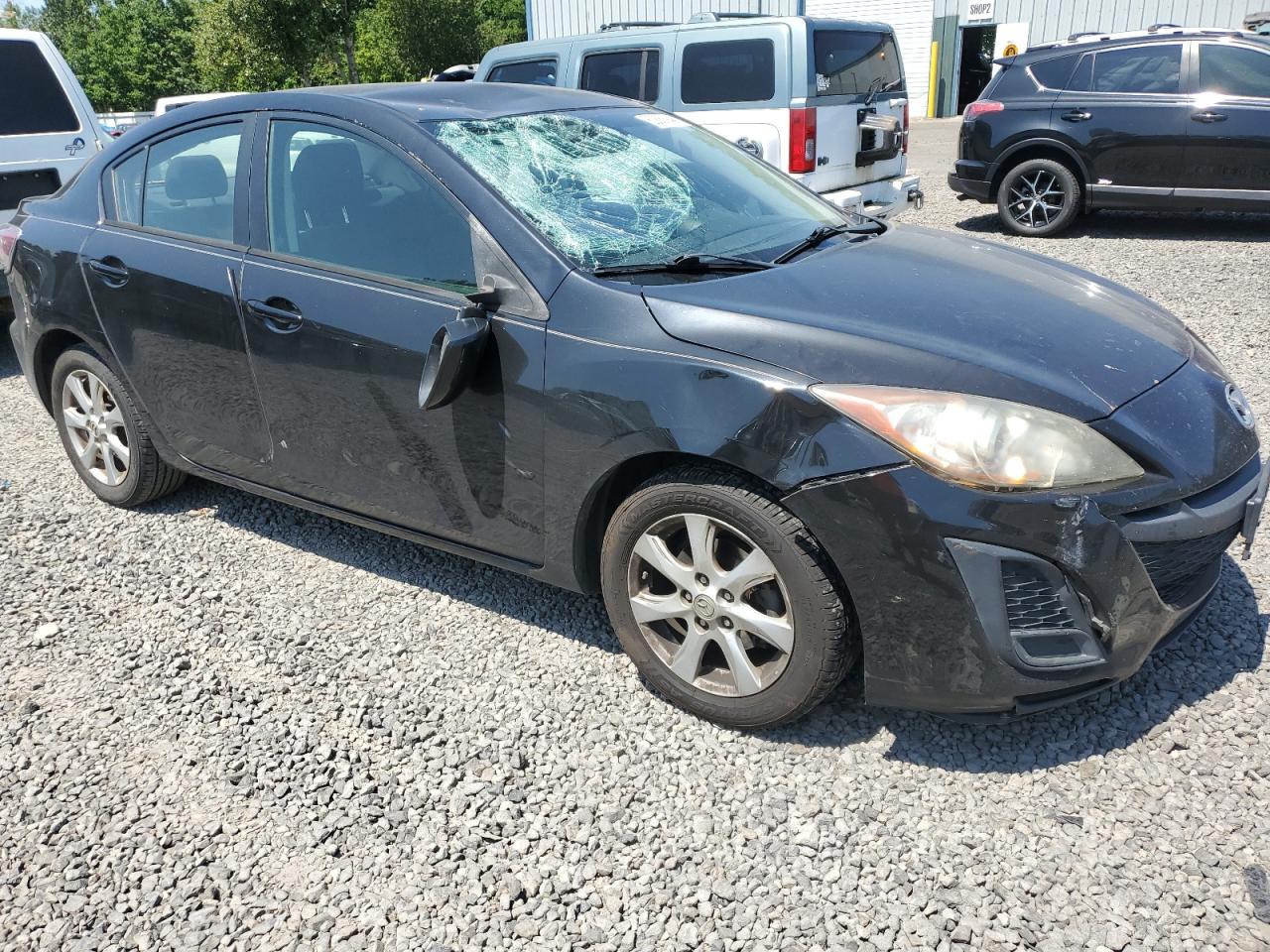2011 Mazda 3 VIN JM1BL1VG0B1404022 Copart auction photo, top/roof / front end damage thumbnail 4