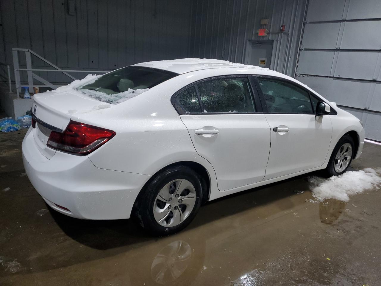 2015 Honda Civic VIN 19XFB2F56FE262186 Copart auction photo, side / minor dent/scratches damage thumbnail 3