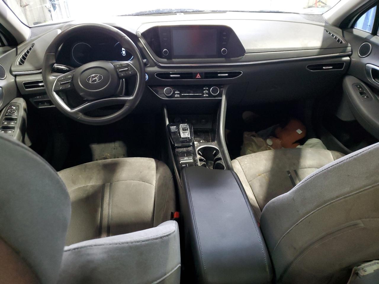 2021 Hyundai Sonata VIN 5NPEF4JA5MH086417 Copart auction photo, all over damage thumbnail 8