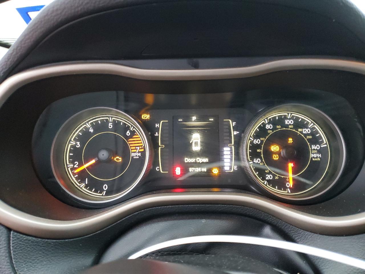 2017 Jeep Grand Cherokee VIN 1C4PJLCB3HW586874 Copart auction photo, front end / side damage thumbnail 9