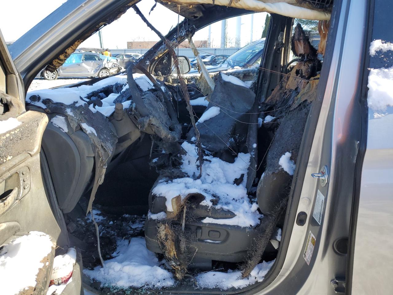 2022 Honda Ridgeline VIN 5FPYK3F58NB000541 Copart auction photo, burn damage thumbnail 7