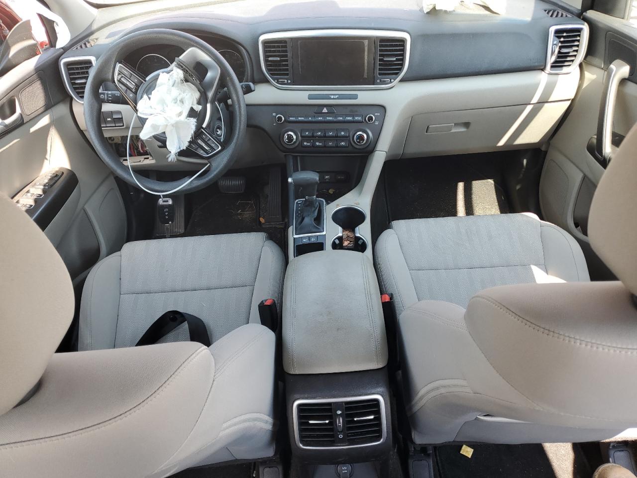 2020 KIA Sportage VIN KNDPM3ACXL7743435 Copart auction photo, front end / side damage thumbnail 8