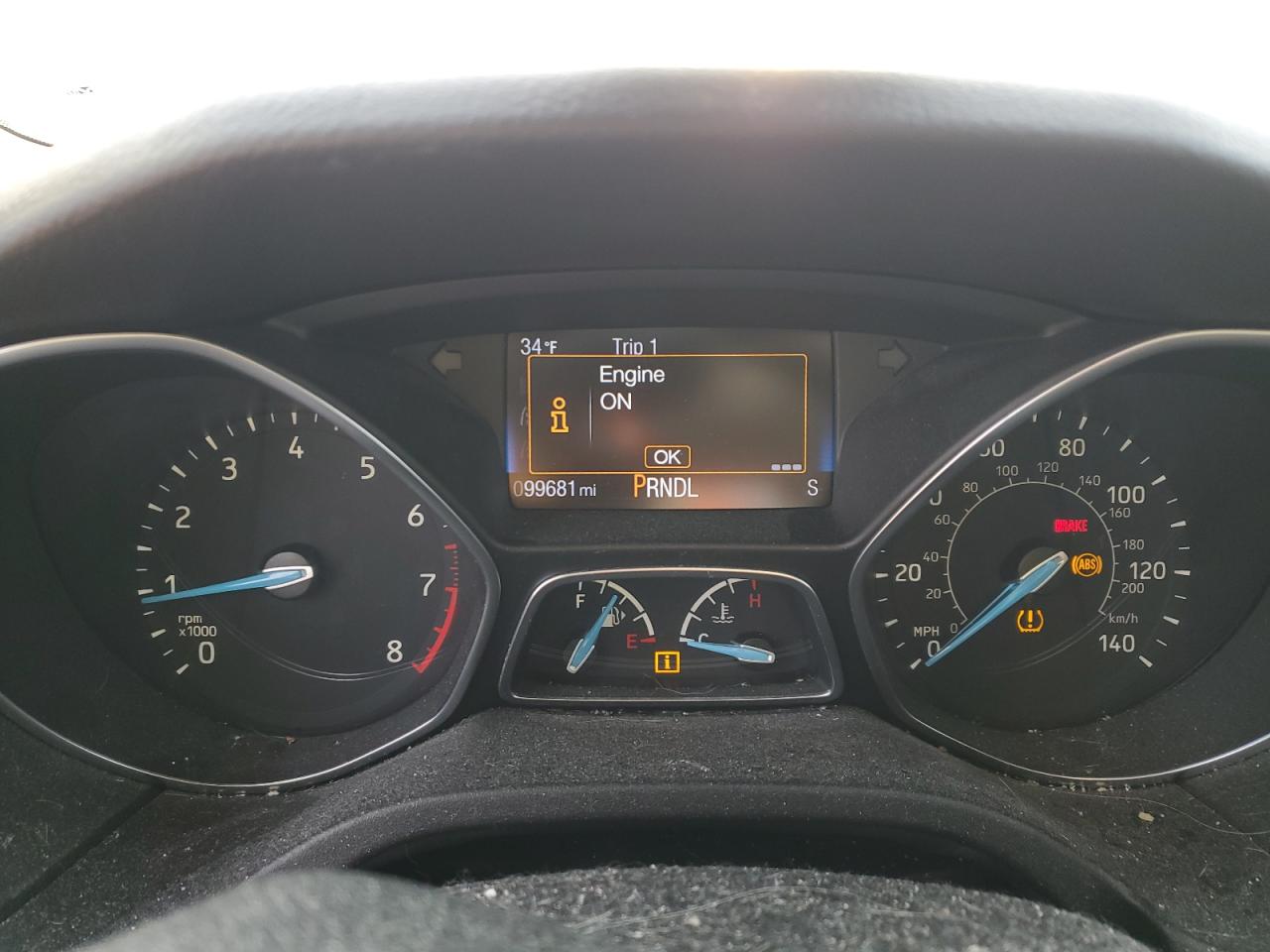 2015 Ford Focus VIN 1FADP3F29FL360730 Copart auction photo, rear end damage thumbnail 9