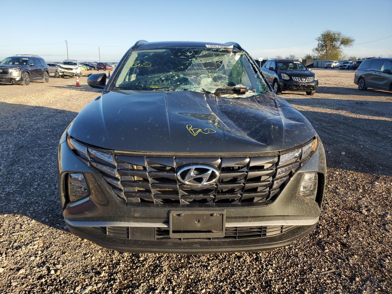 2022 Hyundai Tucson VIN KM8JFCA18NU042973 Copart auction photo, all over damage thumbnail 5